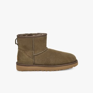 Ugg Classic Mini II Klassiska Stövlar Dam Olivgröna (703541OFE)